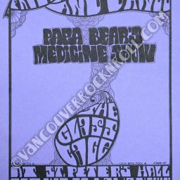 PAPA BEAR’S MEDICINE SHOW – Nanaimo – 1969