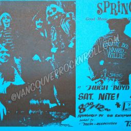 SPRING – Richmond – 1971 (Blue Poster)