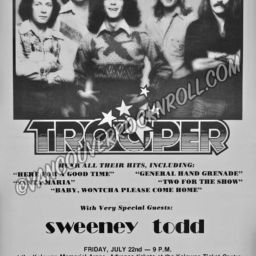 TROOPER – Kelowna, Penticton & Kamloops – 1977