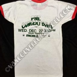 Chilliwack, Sammy Hagar, and Doucette – “Holiday Bowl” 1978 (Crew Shirt) – Vancouver, BC