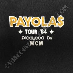 Payolas – “Tour ’84” Sleeveless Sweatshirt