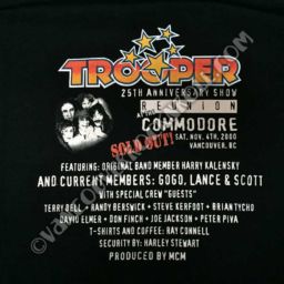 Trooper – “25th Anniversary Reunion Show” Hoodie